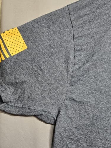 Grunt Style "Grumpy Old Vet" Men's Heather Gray Graphic Tee Size 2XL #S75t - Thumbnail 3