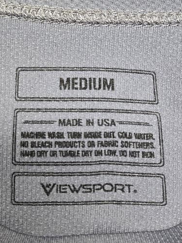 View Sport Men's Gray Graphic T-Shirt Size Medium Short Sleeve Fitness Gym #S73t - Thumbnail 7