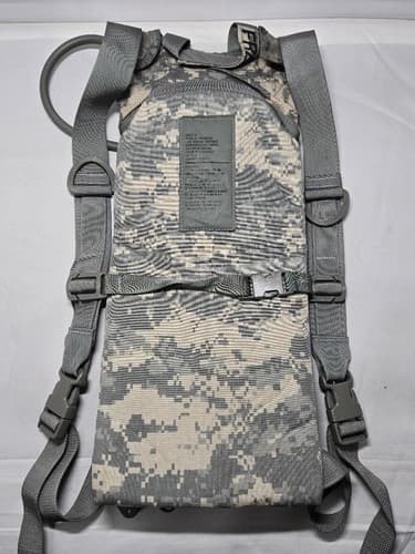 US Military MOLLE II ACU Camo Hydration System Pack Carrier 3L 100oz #T59p - Thumbnail 3