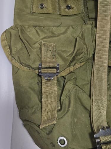 USGI Large Field Pack Combat Nylon Rucksack ALICE LC-1 NSN 8465-01-019-9103 OD - Thumbnail 4