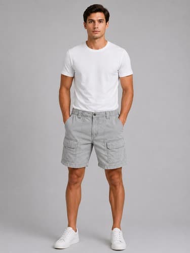 Lot of 3 Men's Casual & Cargo Shorts Mixed Brands Size 38 #S25d - Thumbnail 4