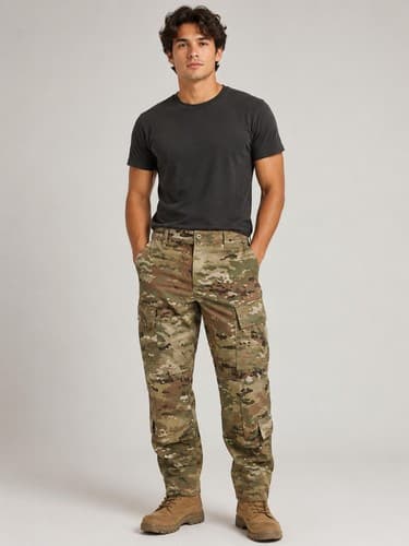 US Military Issue OCP Camouflage Uniform Trousers Pants Medium Regular GI #T41d