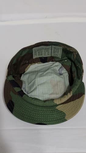 US Army Patrol Cap (SIZE: 7 1/4) BDU Camouflage Hot weather Style #88n - Thumbnail 5