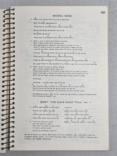 Songs: YoHann Anderson Songs and Creations Vintage 1976 Songbook Sheet #DC64 - Thumbnail 5