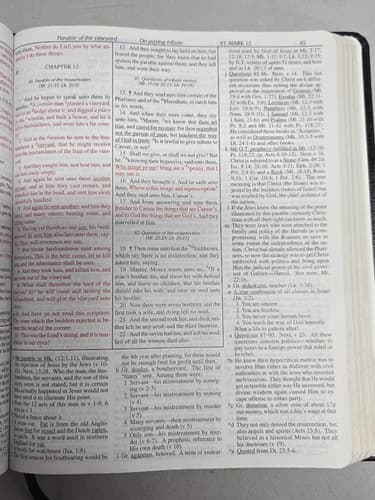 Dake Annotated Reference Bible Old & New Testaments Black Genuine Leather KJV - Thumbnail 8