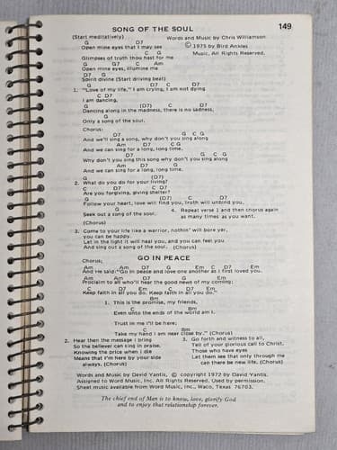 Songs: YoHann Anderson Songs and Creations Vintage 1976 Songbook Sheet #DC64 - Thumbnail 6