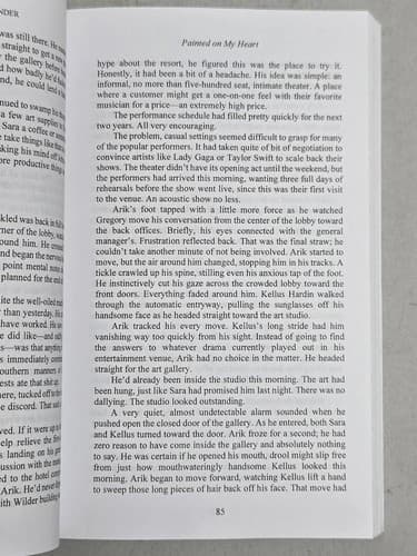 Painted On My Heart by Kindle Alexander Contemporary Romance Paperback #DC64 - Thumbnail 4
