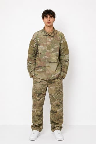 US Military Issue IHWCU OCP Camouflage Uniform Jacket Coat Small Long GI #G57j
