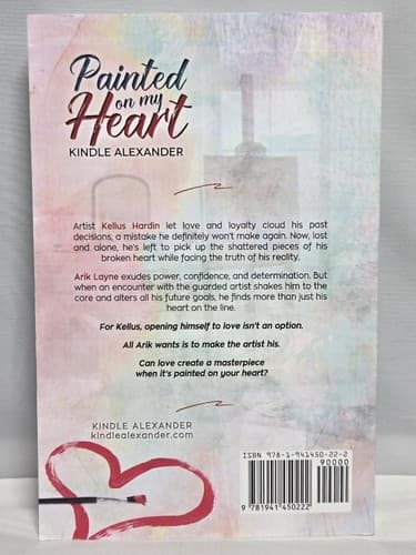 Painted On My Heart by Kindle Alexander Contemporary Romance Paperback #DC64 - Thumbnail 3