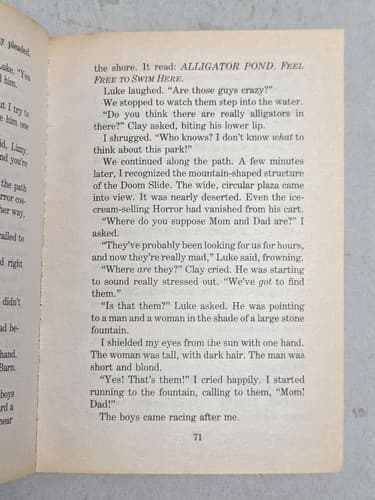 Goosebumps: One Day at HorrorLand by R. L. Stine Vintage 1994 Paperback #16 DC64 - Thumbnail 5