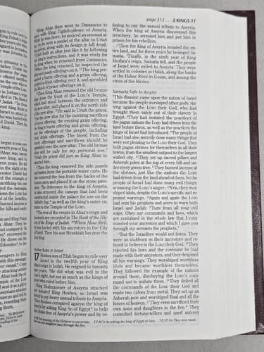 Holy Bible NLT New Living Translation Pew Bible Blue Hardcover 1997 Tyndale DC64 - Thumbnail 5