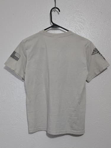 Jerzees Heavyweight Blend Youth Large Tan Combat Medic Army Graphic T-Shirt - Thumbnail 2