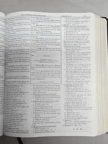 Dake Annotated Reference Bible Old & New Testaments Black Genuine Leather KJV - Thumbnail 6