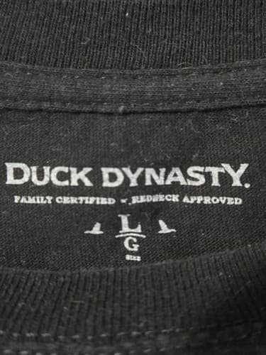 Duck Dynasty Happy Happy Happy Camo Graphic T-Shirt Black Size Large - Thumbnail 3