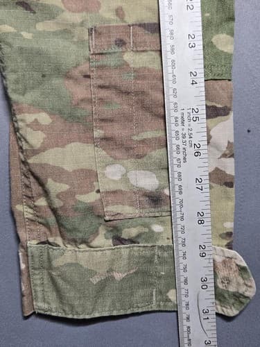 US Military Issue IHWCU OCP Camouflage Uniform Jacket Coat Small Long GI #G57j - Thumbnail 8
