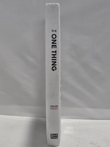 The ONE Thing - Gary Keller & Jay Papasan - Hardcover Business Productivity S75s - Thumbnail 2