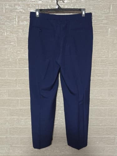 ASU men Pants Blue and Yellow Strip Size: (35R) #H71h - Thumbnail 2