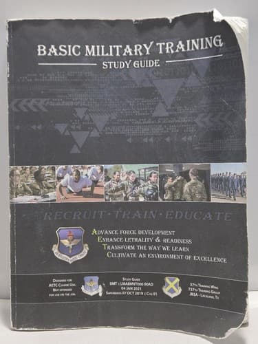 Basic Military Training Study Guide - Official U.S. Air Force #S05s