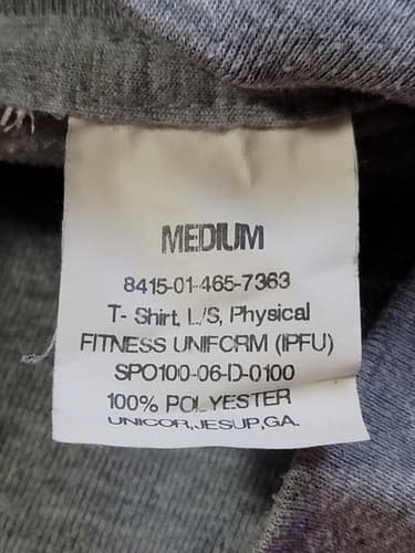 Lot of 3-Medium PT Shirt Long Sleeve Gray #72y - Thumbnail 3