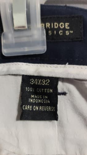 Cambridge pants Navy Blue 34x32 #36p - Thumbnail 2