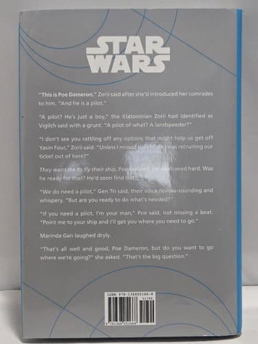 Star Wars: Poe Dameron Free Fall - Alex Segura - Disney Lucasfilm Hardcover S72s - Thumbnail 3