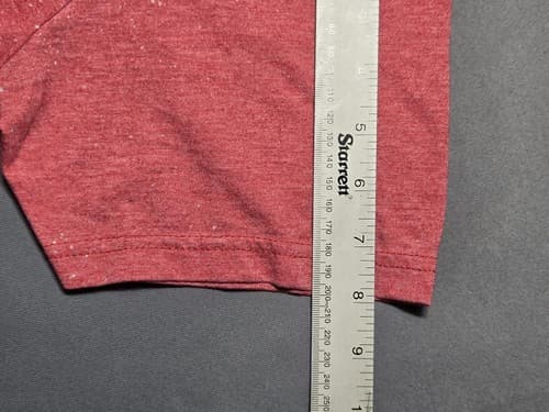 Gildan Softstyle Men's Size Large Red Bleached Graphic Snack T-Shirt #T37h - Thumbnail 9