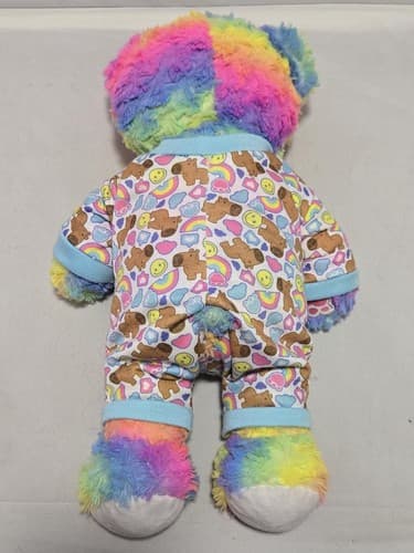 Build A Bear Rainbow Party Teddy Bear With Sleep Wear Pajamas Plush Toy #H35h - Thumbnail 2