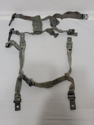ACH Chin Strap Assembly w/ Tabs Foliage Green FG-504 ACU Army Combat Helmet #42t - Thumbnail 2
