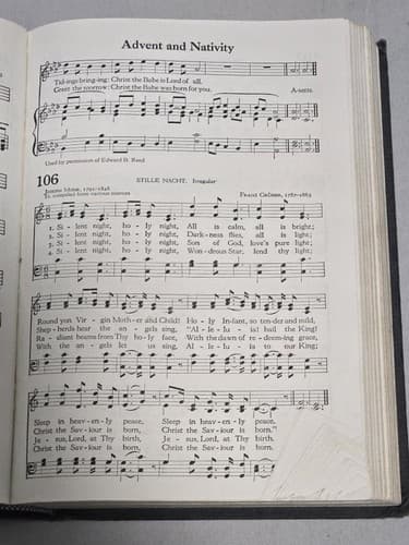 The Methodist Hymnal (1939) - Vintage Methodist Publishing House Hardcover S104s - Thumbnail 4