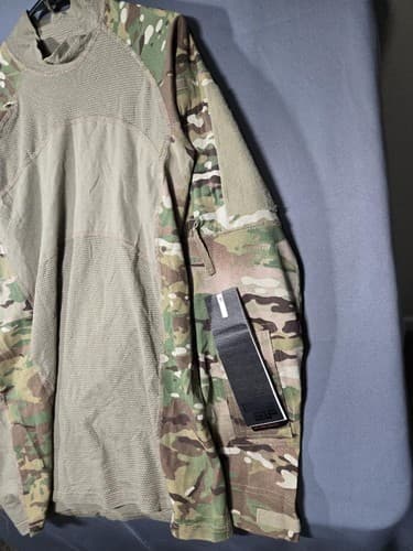 Massif Army Combat Shirt Type II FR Multicam OCP Medium 8415-01-580-4853 Flame - Thumbnail 3