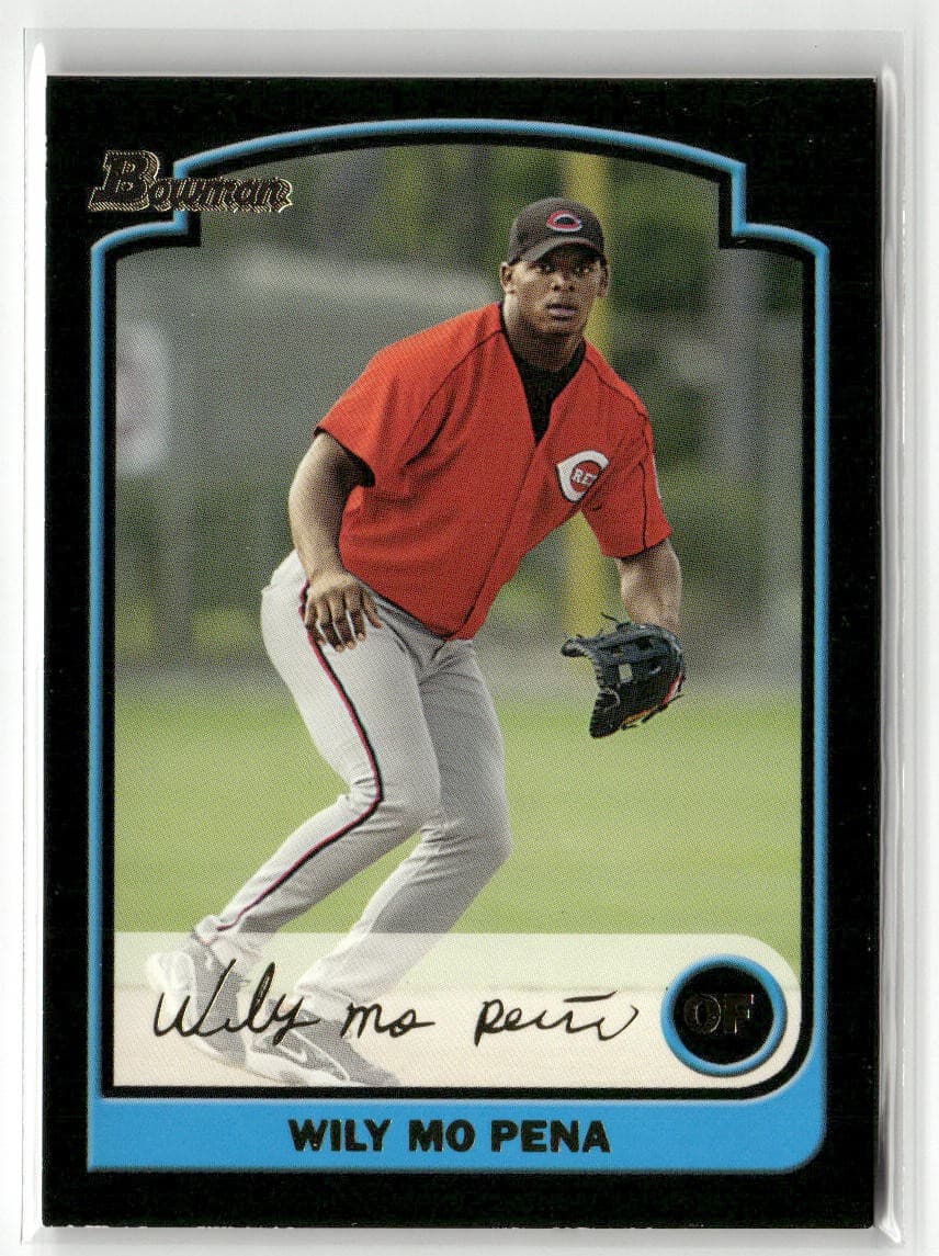 2003 Bowman Wily Mo Peña #161 Cincinnati Reds MLB Baseball Card Gold