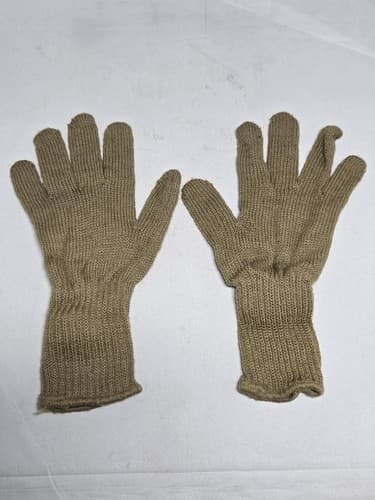 USGI Cold Weather Glove Inserts Brown Coyote Small 8415-01-644-6076 Military - Thumbnail 2