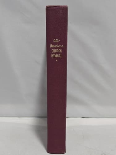 All-American Church Hymnal - Vintage Religious Music Songbook - Hardcover #S68s - Thumbnail 2