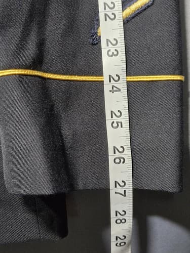 US Army Dress Blue ASU Enlisted Coat Jacket 41 Regular Uniform Medium #T80t - Thumbnail 10