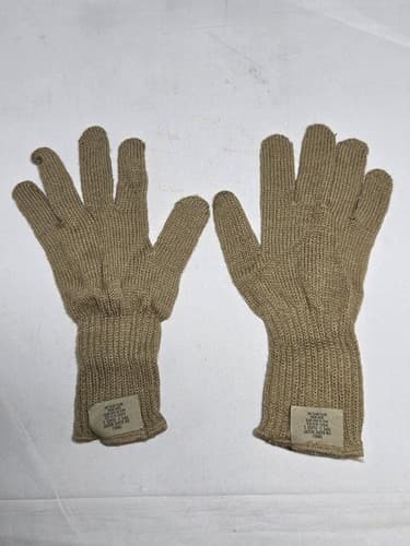USGI Cold Weather Glove Inserts Brown Coyote Small 8415-01-644-6076 Military