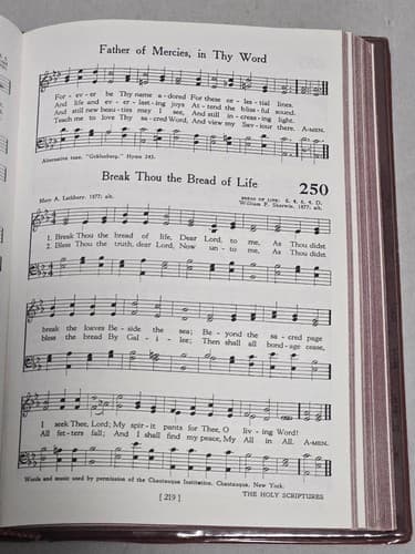 The Hymnbook (1955) - Presbyterian & Reformed Church - Vintage Hardcover #S98s - Thumbnail 5