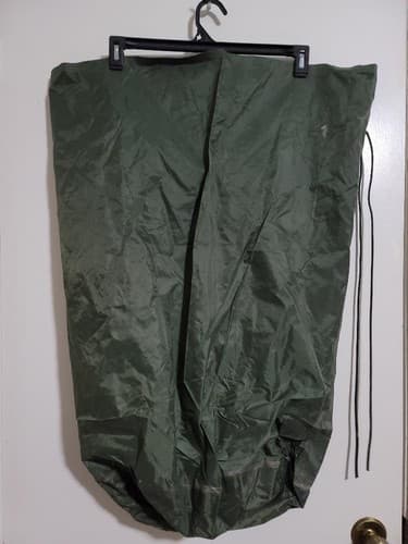 Lot of 4- Waterproof Clothing Bag Military Green NSN: 8465-00-261-6909 #B93b - Thumbnail 2