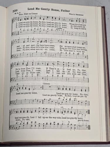 All-American Church Hymnal - Vintage Religious Music Songbook - Hardcover #S68s - Thumbnail 5