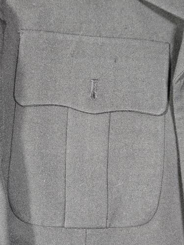 US Army Dress Blue ASU Enlisted Coat Jacket 41 Regular Uniform Medium #T80t - Thumbnail 4