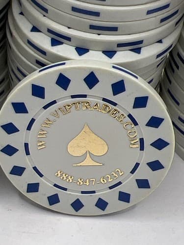 100 Officers Wives Club Fort Hood Poker Chips w/ Cards & Coasters - Thumbnail 4