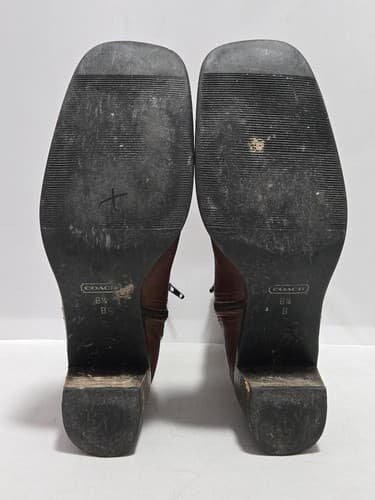 Coach And Four Hattie Marrone bootsSize: (8 1/2) Boots #G49g - Thumbnail 6
