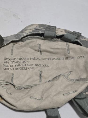ACU Digital Helmet Cover Combat Size: (X-Small/Short) NSN:8415-01-524-5957 #G22g - Thumbnail 6