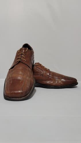 Stacy Adams Mens cognac Brown Shoes Size: (10M) 23274-03 #18p