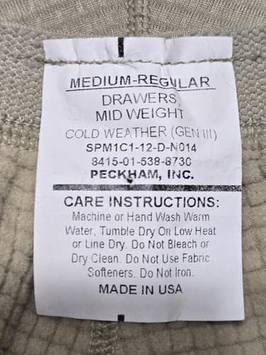 Medium Regular - Cold Weather Mid Weight Polartec Pants NSN:8415-01-538-8730 - Thumbnail 3