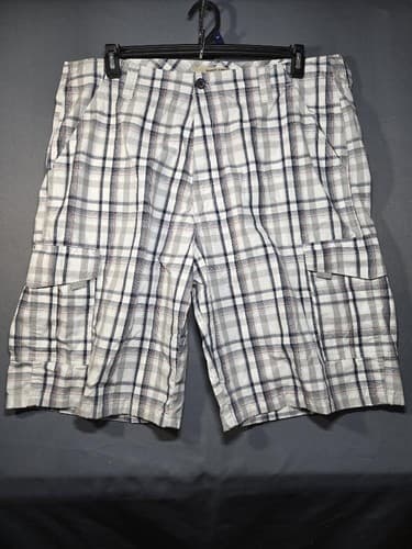 Wrangler & Assorted Plaid Cargo Shorts Lot of 3 Men's Size 38 Casual #S76s - Thumbnail 10
