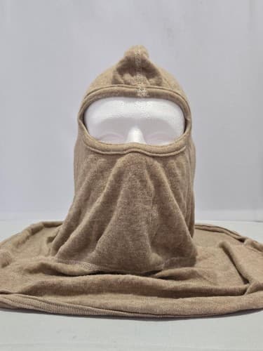 USGI Anti-Flash Hood Balaclava Face Mask Flame Resistant Tan Fire Retardant