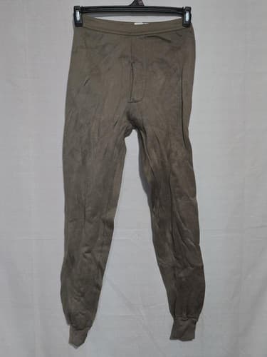 USGI Military Mid Weight Thermal Drawer Pants Size Small Brown 8415-01-227-9543