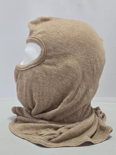 USGI Anti-Flash Hood Balaclava Face Mask Flame Resistant Tan Fire Retardant - Thumbnail 4
