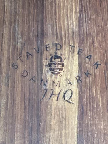 Dansk Designs IHQ Denmark Staved Teak Serving Cutting Board MCM VGC #R14r - Thumbnail 5