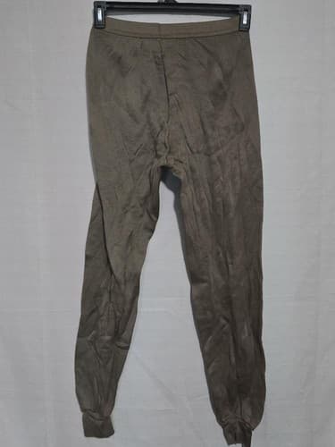 USGI Military Mid Weight Thermal Drawer Pants Size Small Brown 8415-01-227-9543 - Thumbnail 2